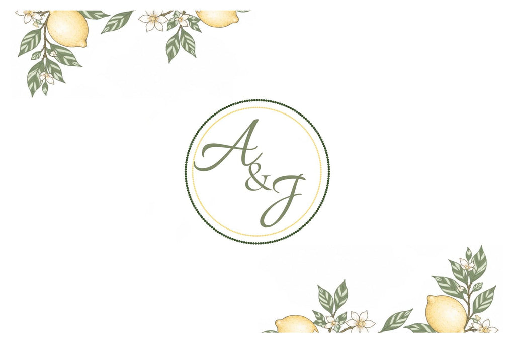 Amalfi Coast Lemon Wedding Save the Date Template | Italy Destination (Digital Download)
