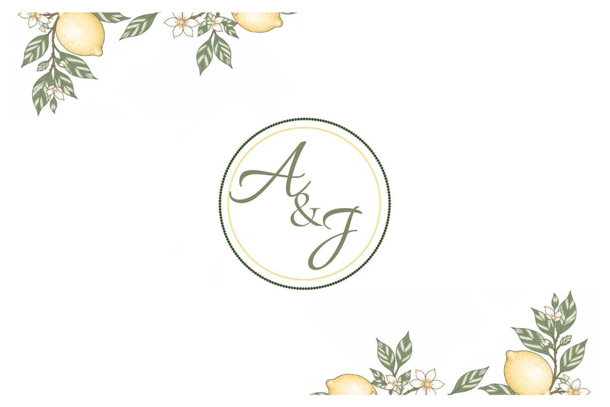 Amalfi Coast Lemon Wedding Save the Date Template | Italy Destination (Digital Download)