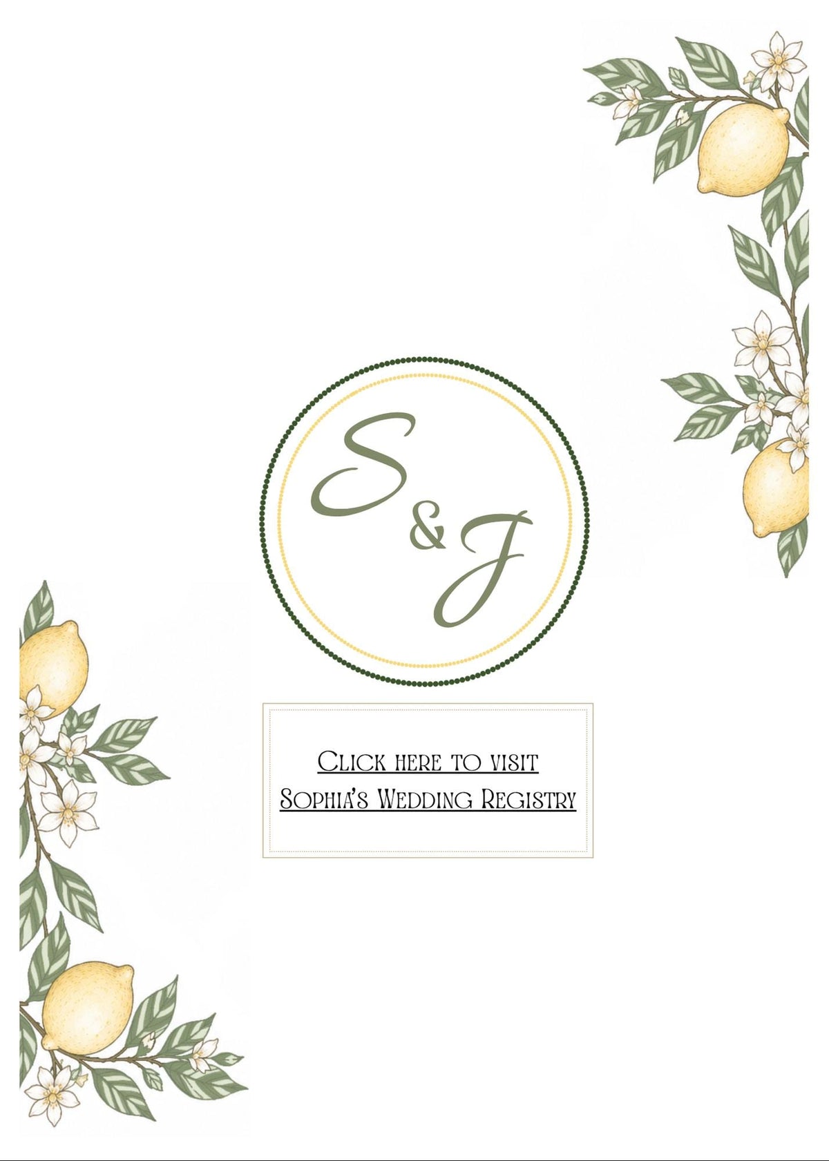 Animated Amalfi Coast Bridal Shower Invitation | Editable Canva Video Invite | Mediterranean Bridal Shower | Lemon Theme | Instant Download
