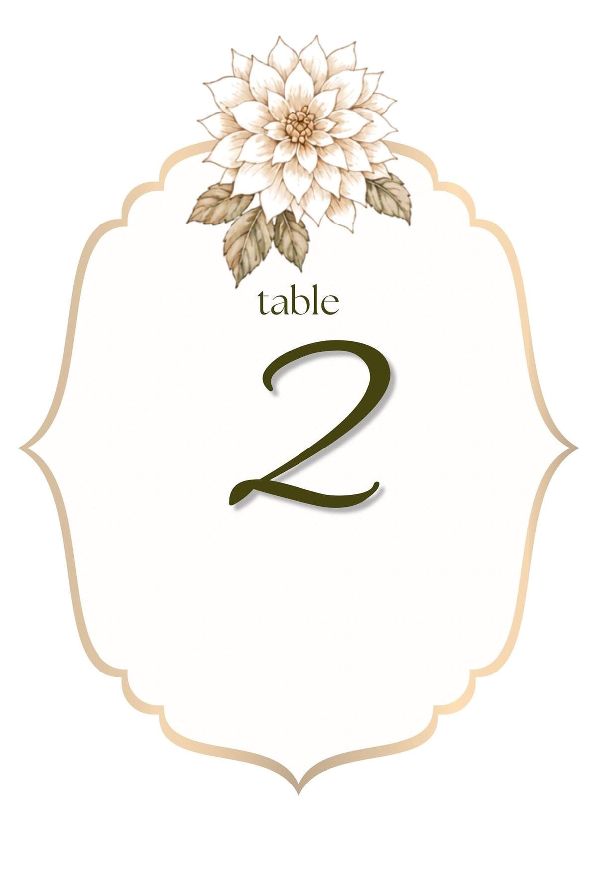 Autumn Table Numbers | Editable Canva Templates with Floral, Pumpkin & Grape Designs