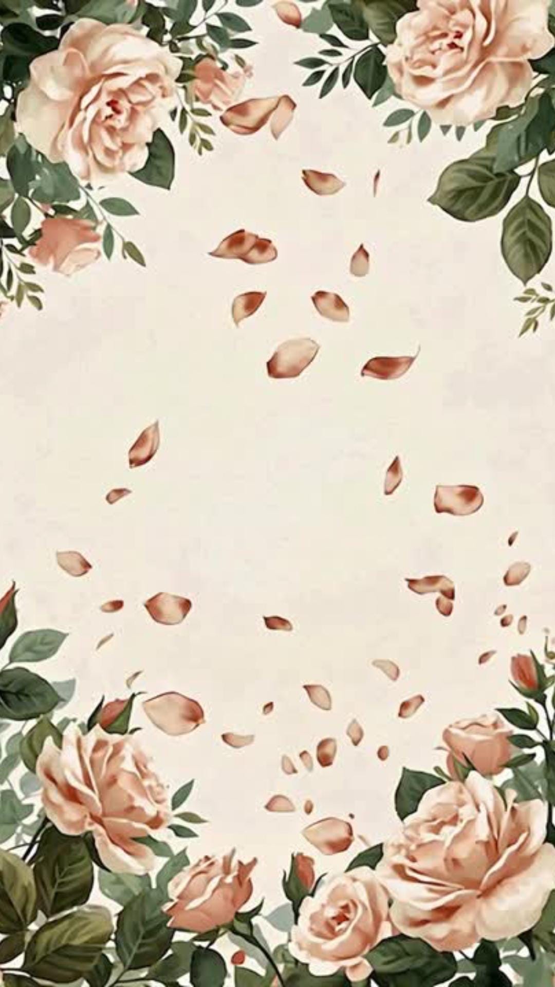Animated Rose Bridal Shower Invitation | Editable Canva Mobile Invite | Floral Digital Invitation | Rose Garden Collection
