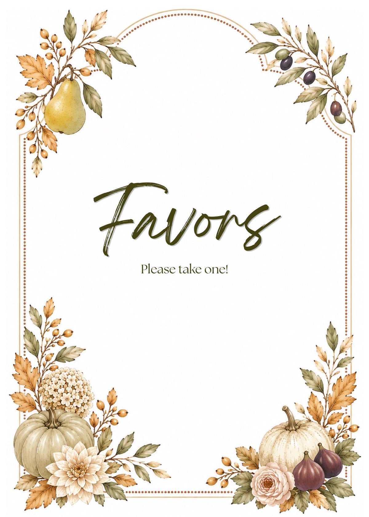 Autumn Harvest Wedding Table Sign Bundle, 23 Editable Canva for Fall Decor