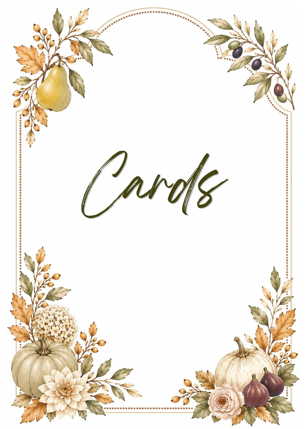 Autumn Harvest Wedding Table Sign Bundle, 23 Editable Canva for Fall Decor