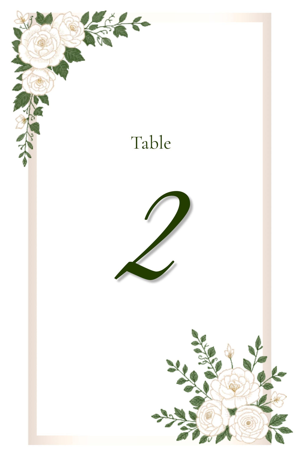 White Garden Wedding Sign Bundle | 33+ Editable Canva Reception Signs | Welcome Signs, Table Numbers & Tabletop Signs | Instant Download
