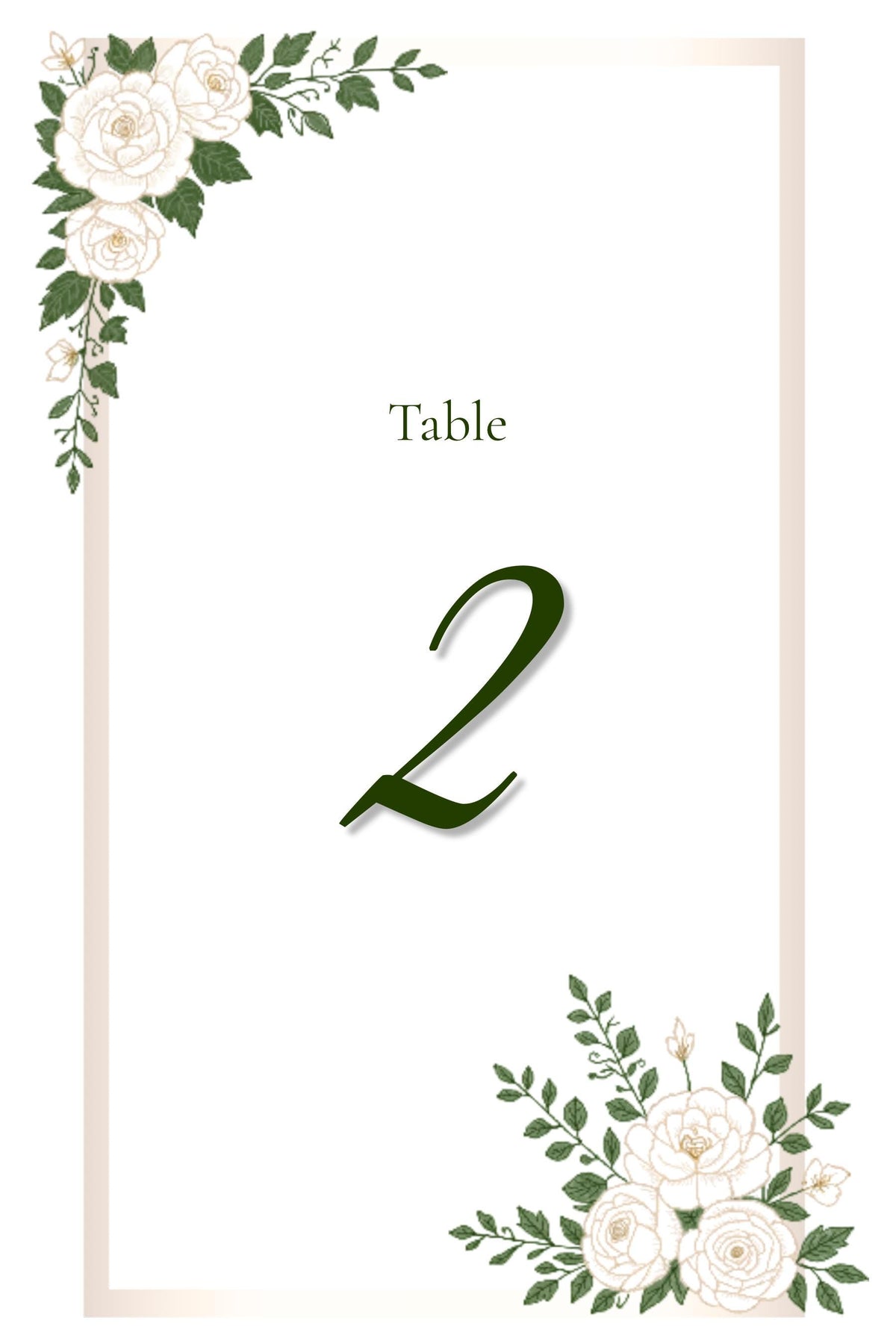 White Garden Wedding Sign Bundle | 33+ Editable Canva Reception Signs | Welcome Signs, Table Numbers & Tabletop Signs | Instant Download
