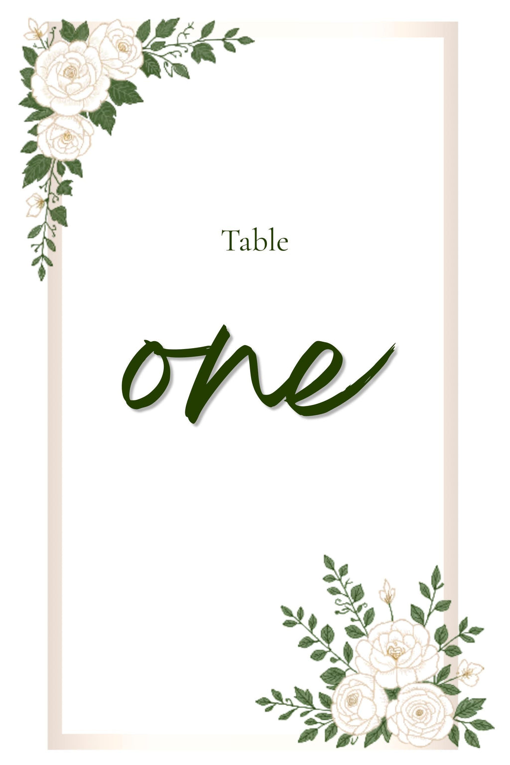 White Garden Wedding Sign Bundle | 33+ Editable Canva Reception Signs | Welcome Signs, Table Numbers & Tabletop Signs | Instant Download