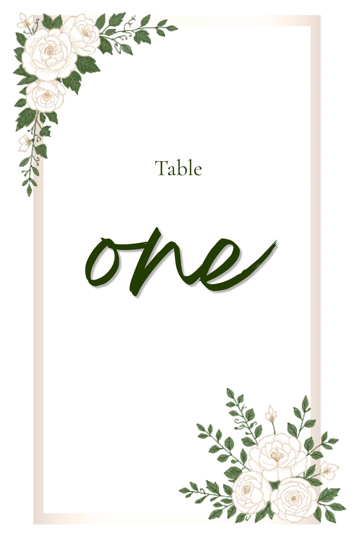 White Garden Wedding Sign Bundle | 33+ Editable Canva Reception Signs | Welcome Signs, Table Numbers & Tabletop Signs | Instant Download