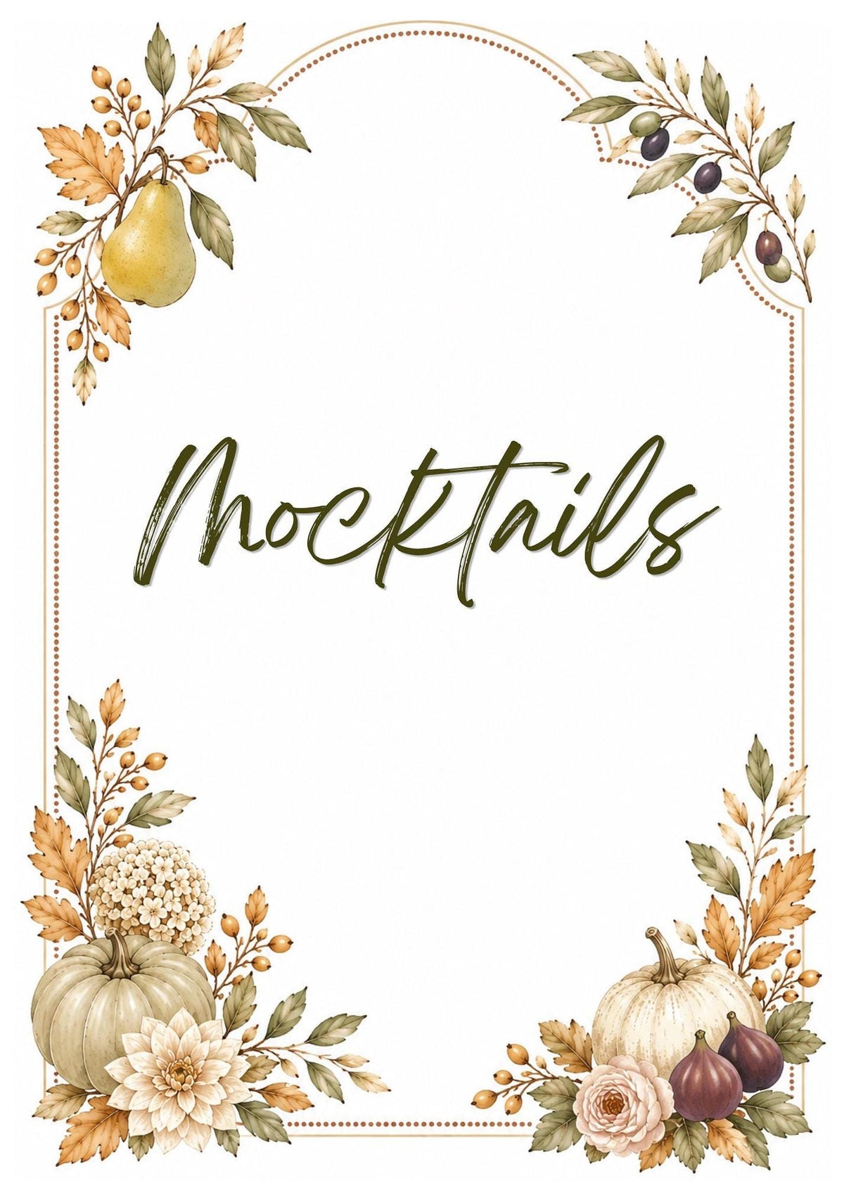 Autumn Harvest Wedding Table Sign Bundle, 23 Editable Canva for Fall Decor
