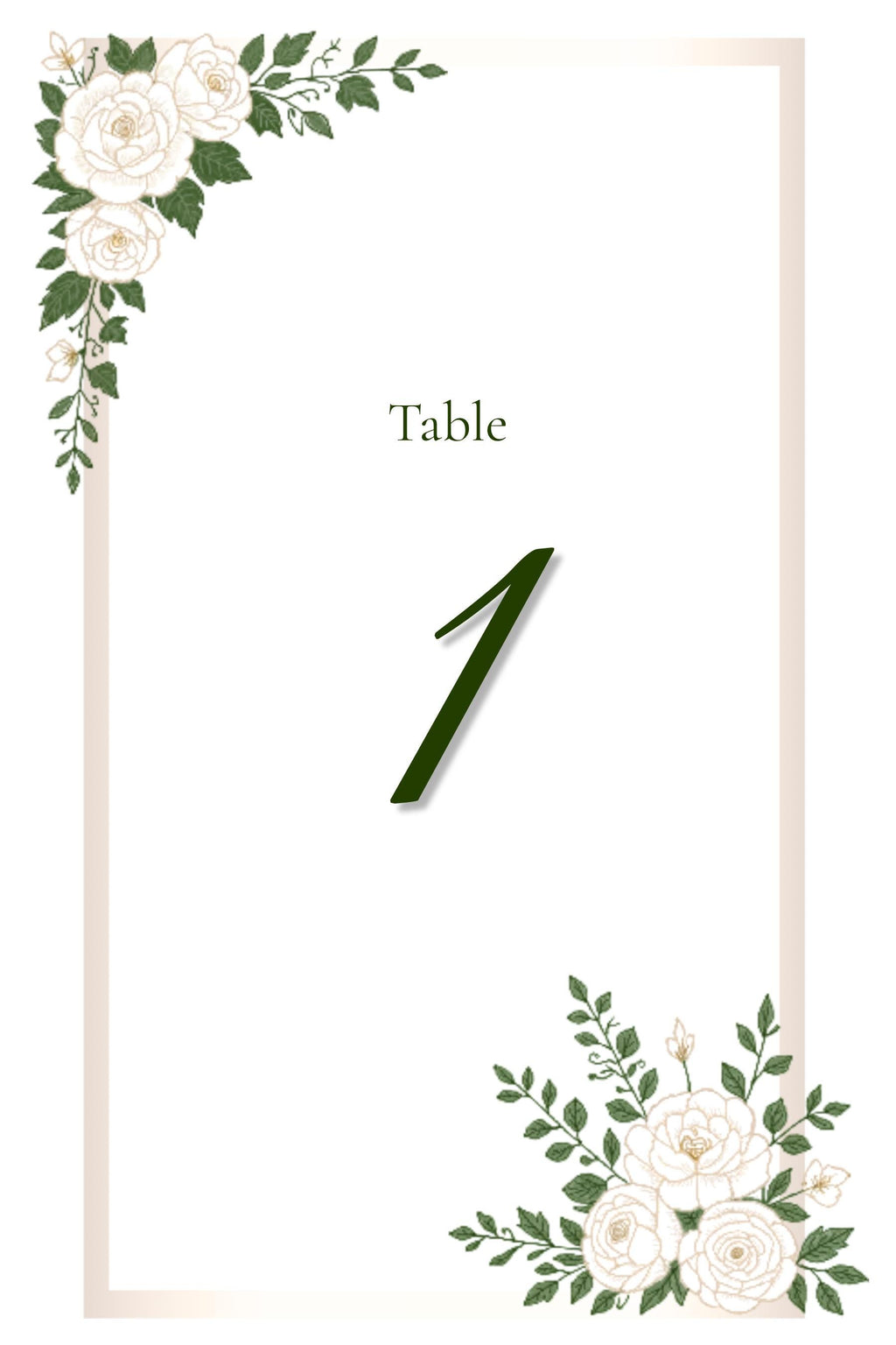 White Garden Wedding Sign Bundle | 33+ Editable Canva Reception Signs | Welcome Signs, Table Numbers & Tabletop Signs | Instant Download