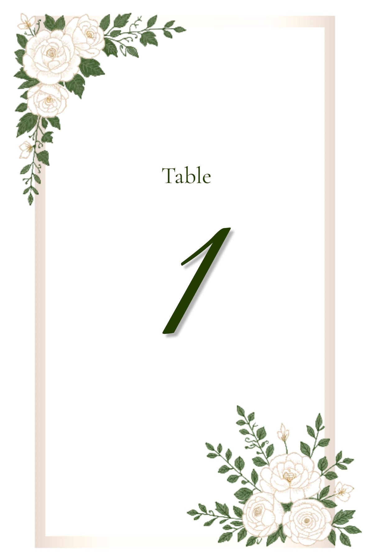 White Garden Wedding Sign Bundle | 33+ Editable Canva Reception Signs | Welcome Signs, Table Numbers & Tabletop Signs | Instant Download