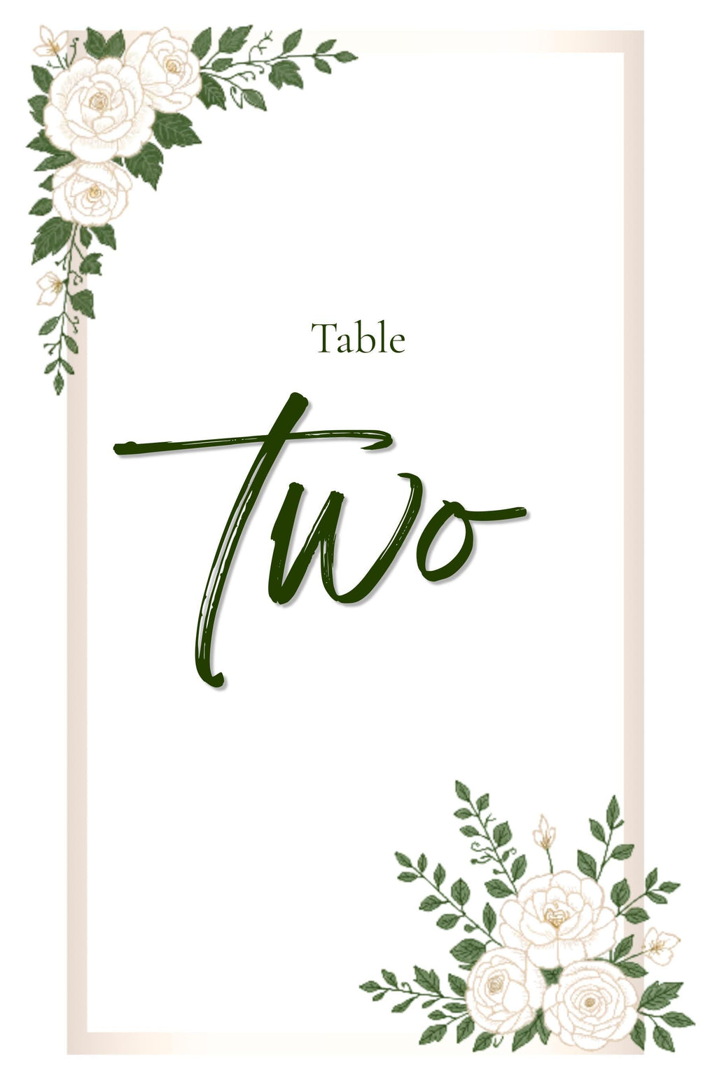 White Garden Wedding Sign Bundle | 33+ Editable Canva Reception Signs | Welcome Signs, Table Numbers & Tabletop Signs | Instant Download