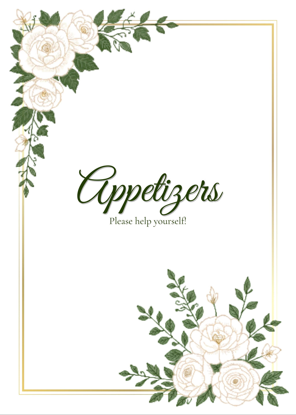 White Garden Wedding Sign Bundle | 33+ Editable Canva Reception Signs | Welcome Signs, Table Numbers & Tabletop Signs | Instant Download