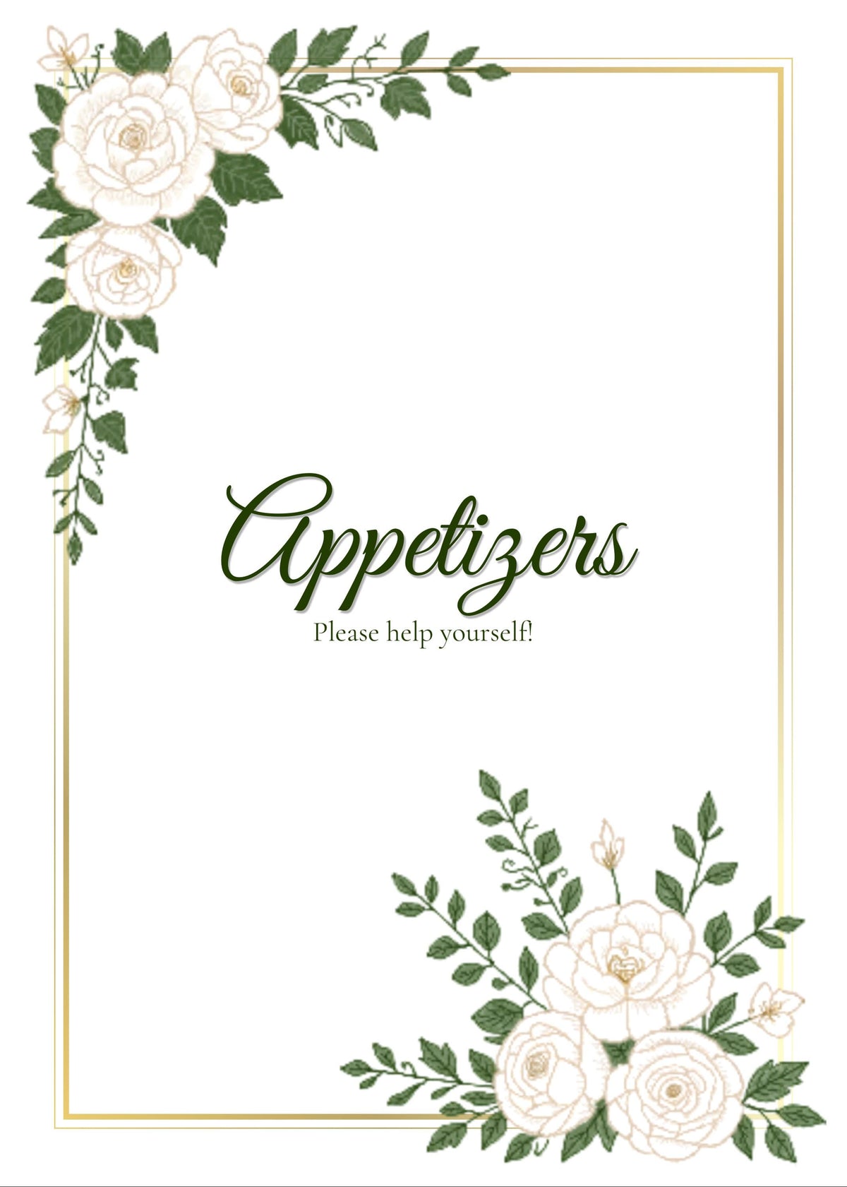 White Garden Wedding Sign Bundle | 33+ Editable Canva Reception Signs | Welcome Signs, Table Numbers & Tabletop Signs | Instant Download
