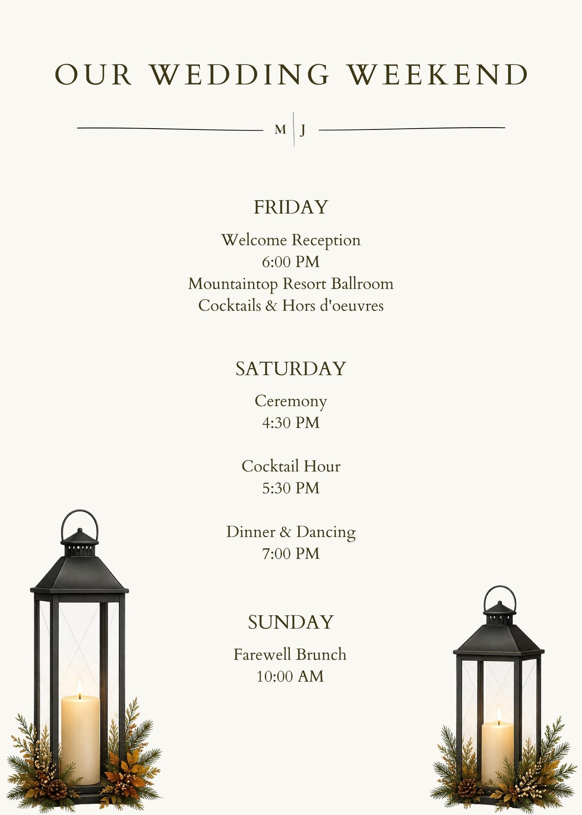 Mountain Wedding Invitation Suite, 33 Editable Canva Templates, Minimal Wedding Bundle, Save the Date, RSVP, Details Card, and More