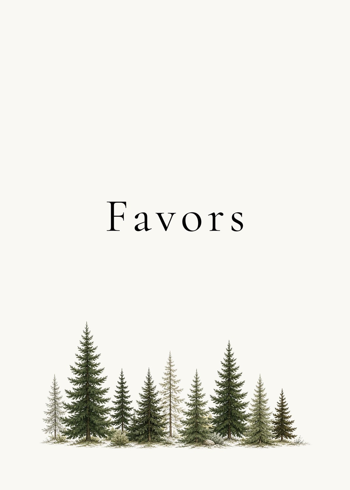Minimal Mountain Wedding Table Numbers & Reception Signs Bundle, 116 Editable Canva Templates