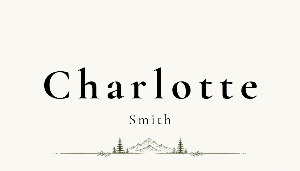 Minimal Mountain Wedding Place Card Templates, 14 Editable Canva Place Cards including Flat & Folded Options