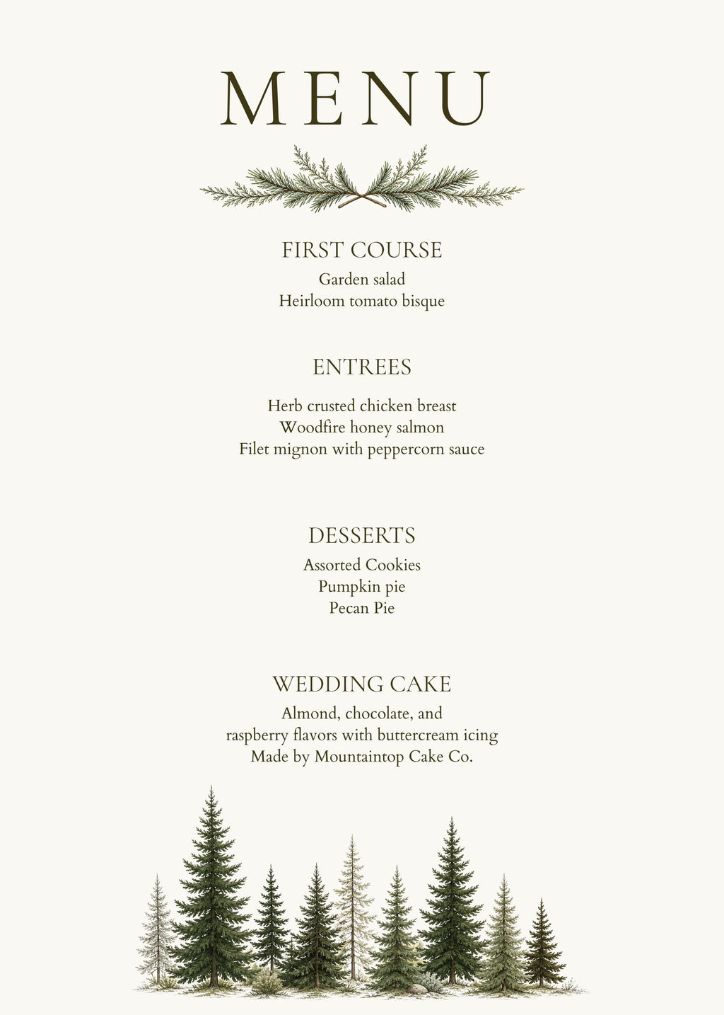 Mountain Wedding Invitation Suite, 33 Editable Canva Templates, Minimal Wedding Bundle, Save the Date, RSVP, Details Card, and More