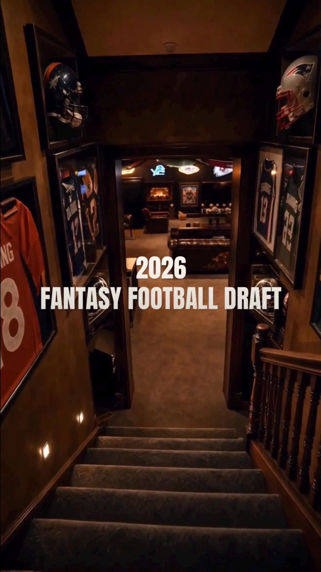 Fantasy Football Draft Invitation | 2 Cinematic Draft Night Invites | Editable Canva Templates | 2026 Fantasy Football Party Invite