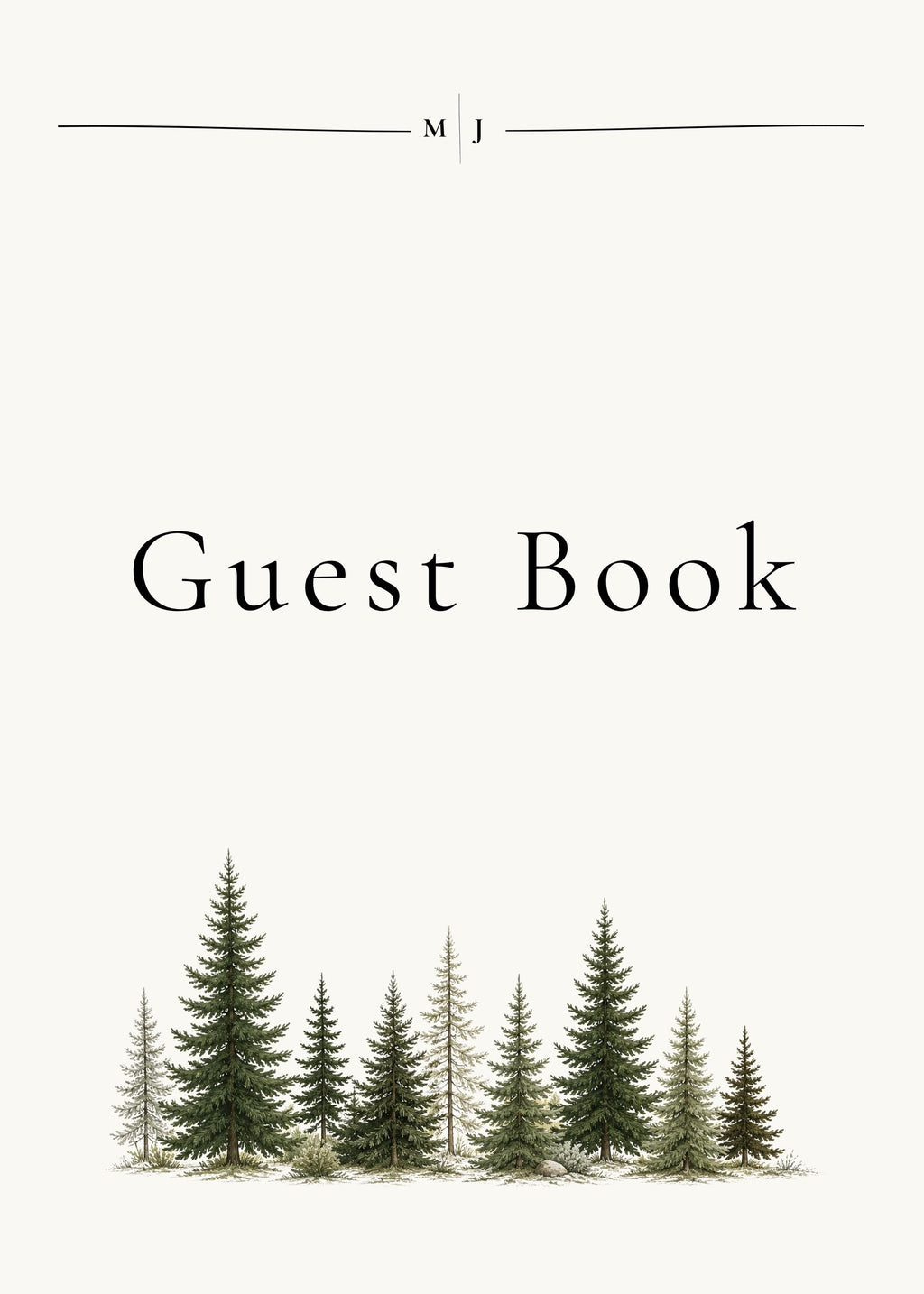 Minimal Mountain Wedding Table Numbers & Reception Signs Bundle, 116 Editable Canva Templates