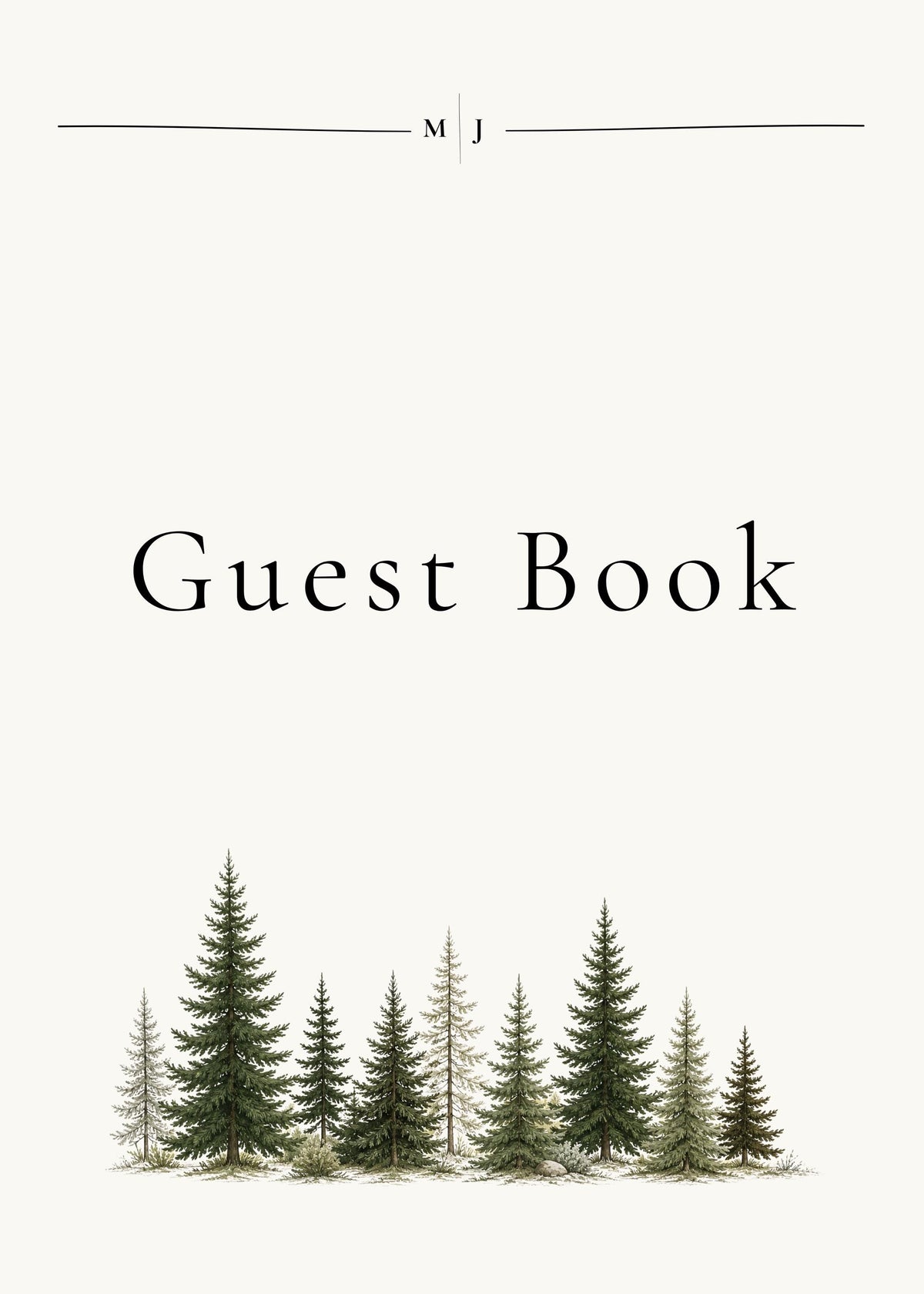 Minimal Mountain Wedding Table Numbers & Reception Signs Bundle, 116 Editable Canva Templates