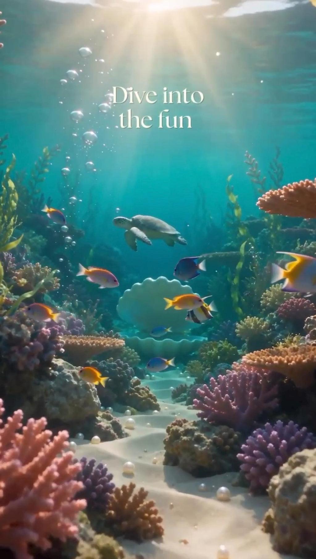 Cinematic Under the Sea Birthday Invitation Template | Digital and Editable in Canva