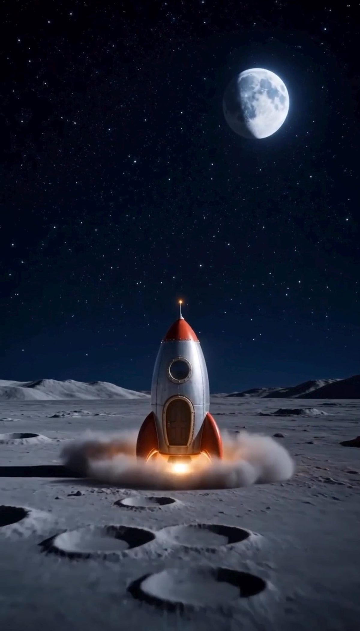 Cinematic Space Adventure Birthday Invitation | Animated, Digital, and Editable in Canva