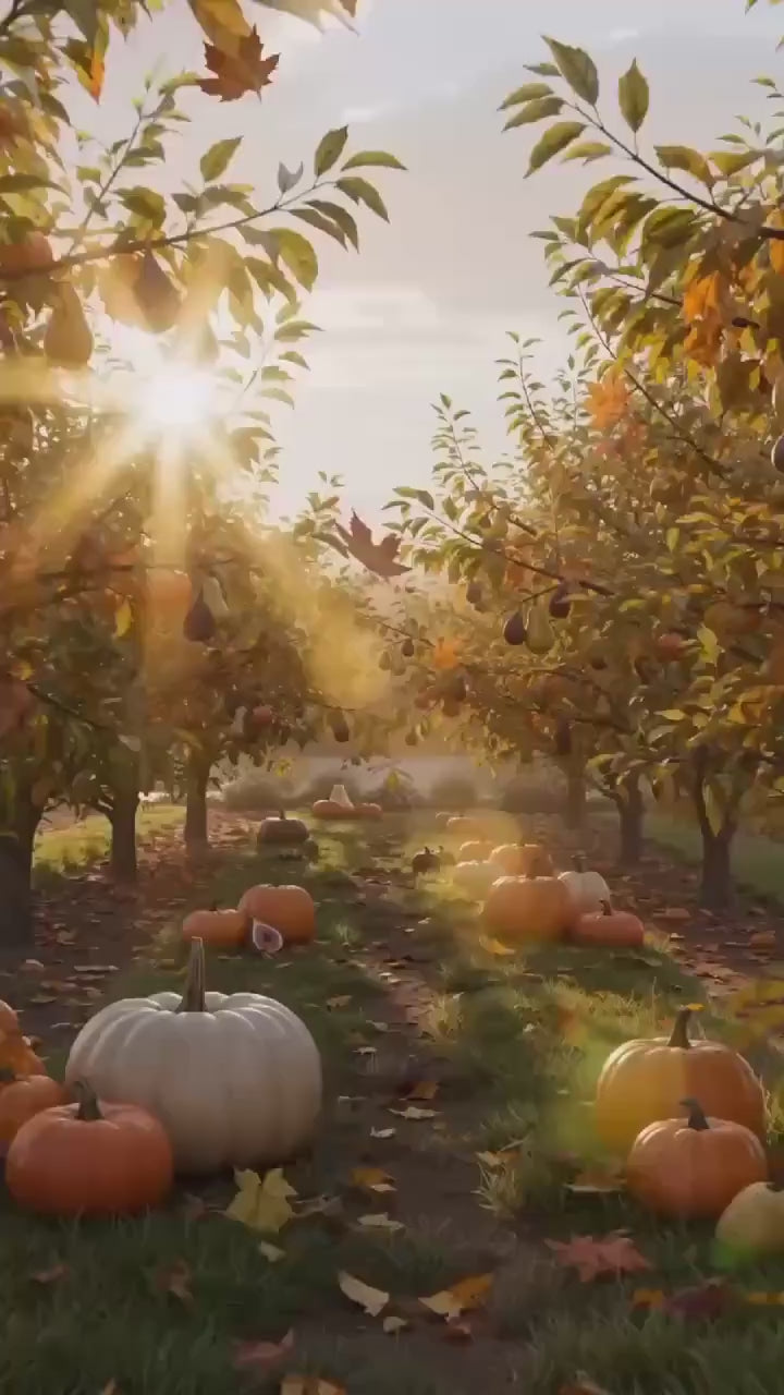 Cinematic Wedding Invite Video, Editable in Canva, Save the Date for Autumn Celebrations