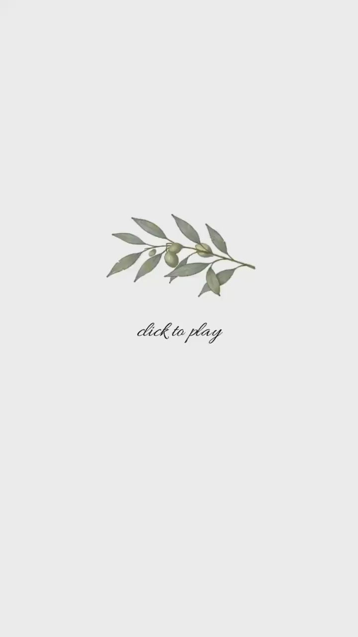 Minimal Olive Baby Shower Invite | Animated Canva Baby Shower Invitation | Editorial Baby Shower Template | Instant Download